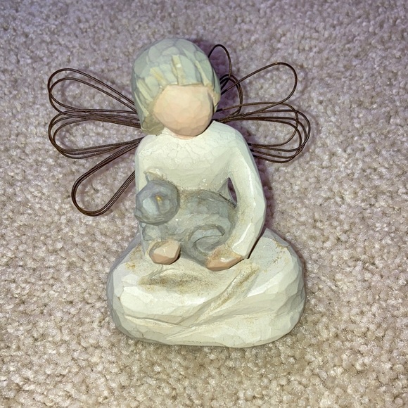 Cat Lover/Memorial Willow Tree Angel of Kindness